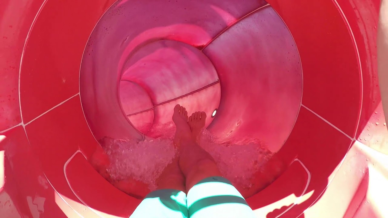 Cococay Thrill Water Park Daredevil's Peak 135 ft Water Slide POV