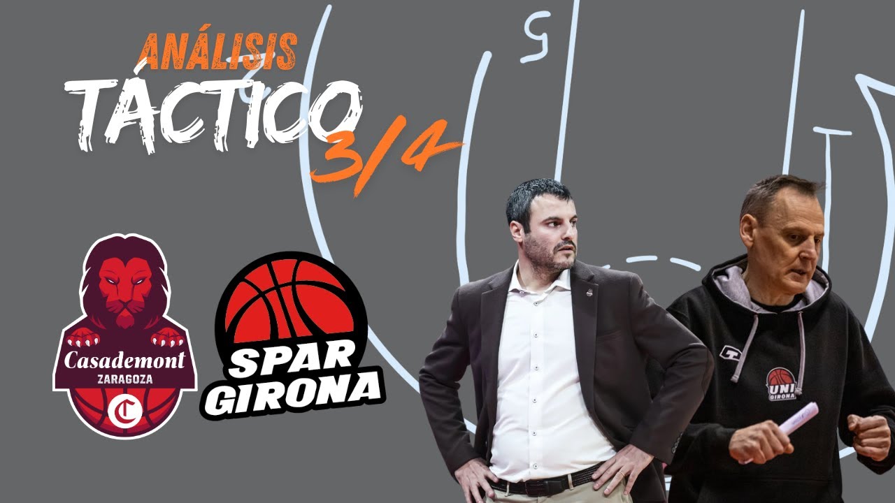 SPAR GIRONA vs CASADEMONT ZARAGOZA | Análisis táctico 3/4