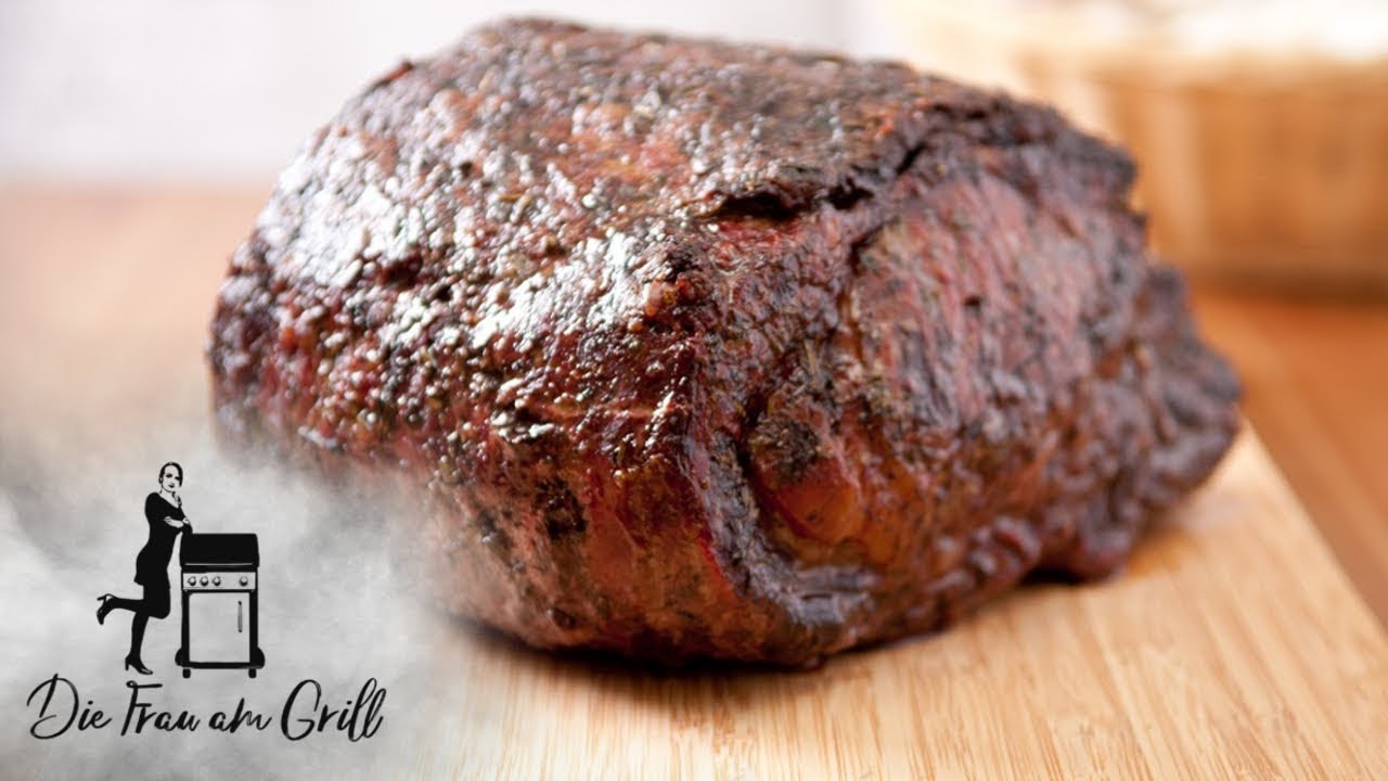 Roastbeef auf dem Schwenkgrill - im Stück | Die Frau am Grill