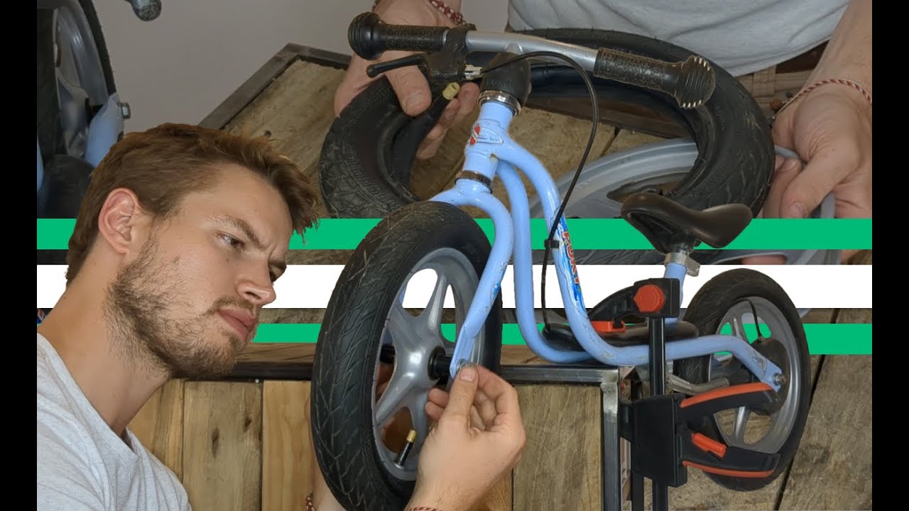 Kid Balance Bike Tire Change: Easy DIY Tutorial | Strider - Puky - Skuut - Etc