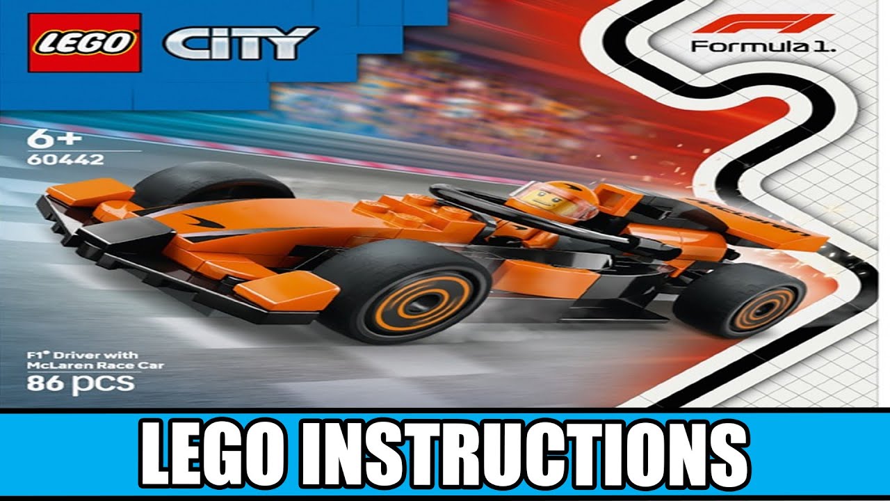 LEGO Instructions - City - 60442 - F1 Driver with McLaren Race Car - Formula 1
