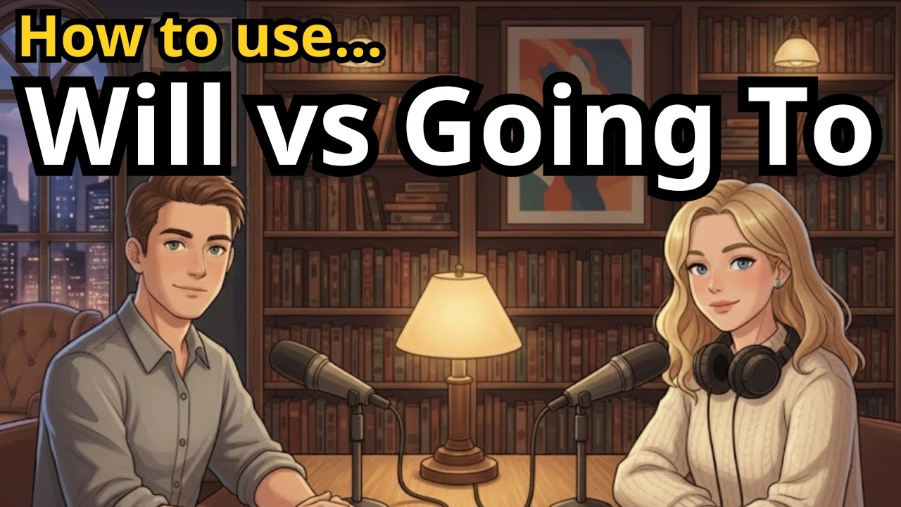 Learn the Difference Between Will & Going To✨| English Conversation🎙️| Learn English with Alex&Lisa