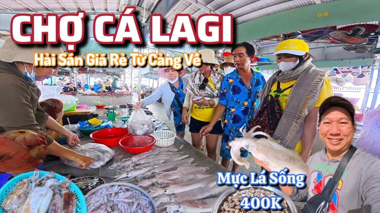 Chợ C&aacute; LaGi - L&acirc;m Đồng - Mực L&aacute; Sống 400K, 