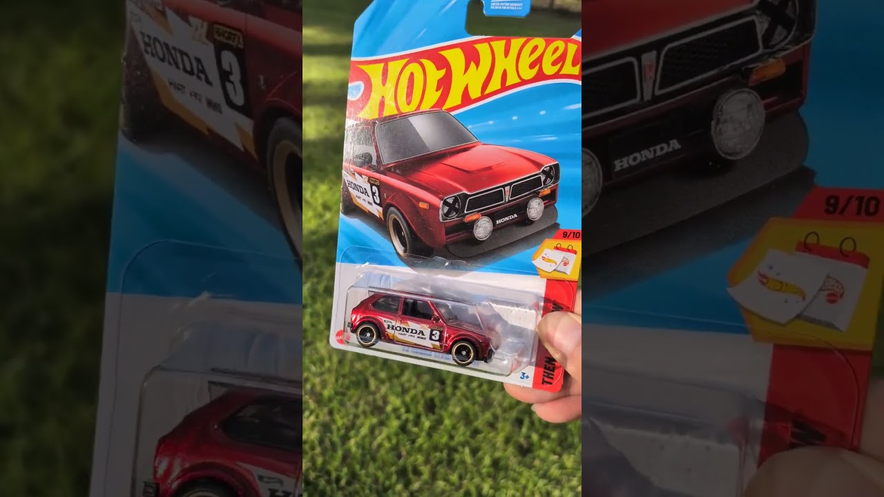 New 2025 73 Honda Civic Super Treasure Hunt!! 🔥 #hotwheels #honda #car #toys #super #diecast #fypシ