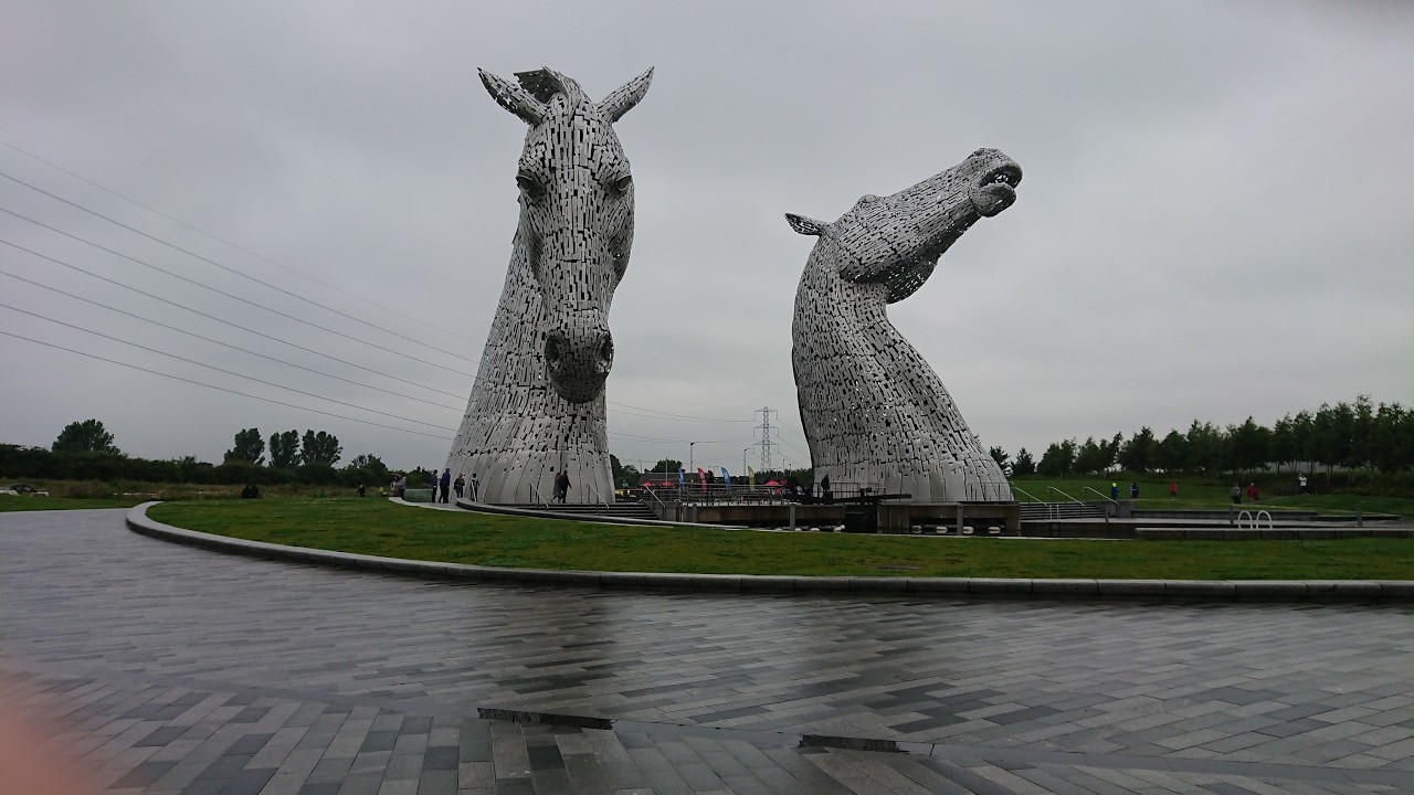 Visit to the Kelpies Falkirk 28 07 2019
