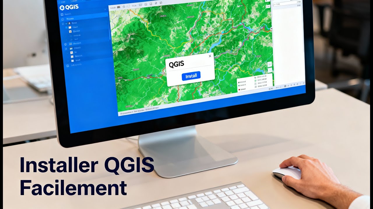 Télécharger et Installer  QGIS sur Windows (3 minutes)