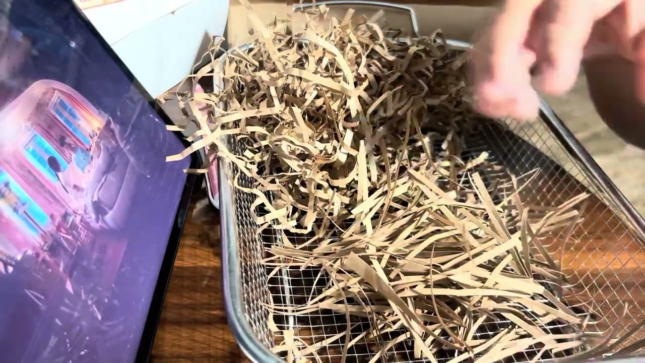 How i made my own shredded paper for packaging.