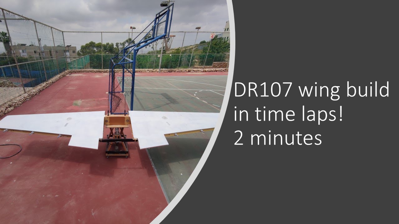 DR107 wing build in time laps! 2 minutes