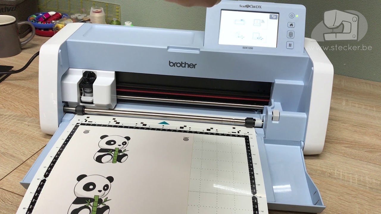 Formation ScanNCut SDX -  Comment créer des autocollants/ stickers - Fonction Imprimer pour découper