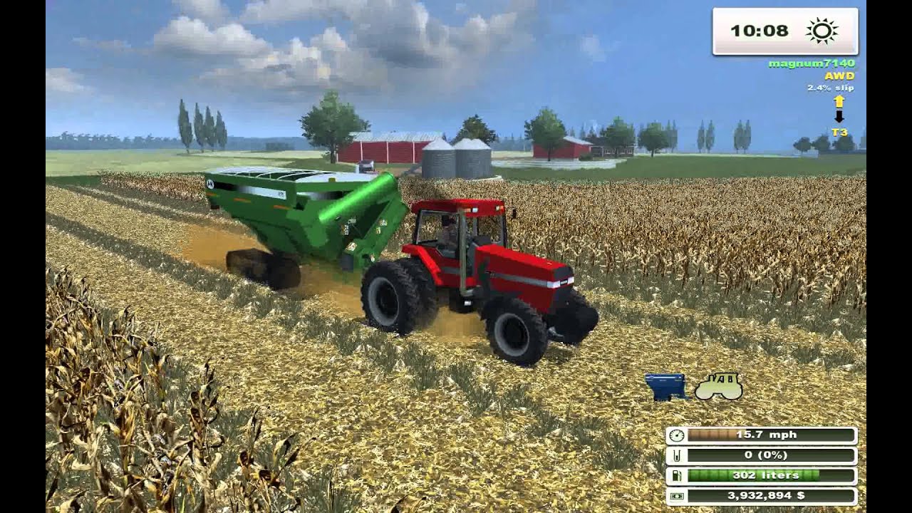 Farming Simulator Saturday: More Realistic Case IH Corn Harvest