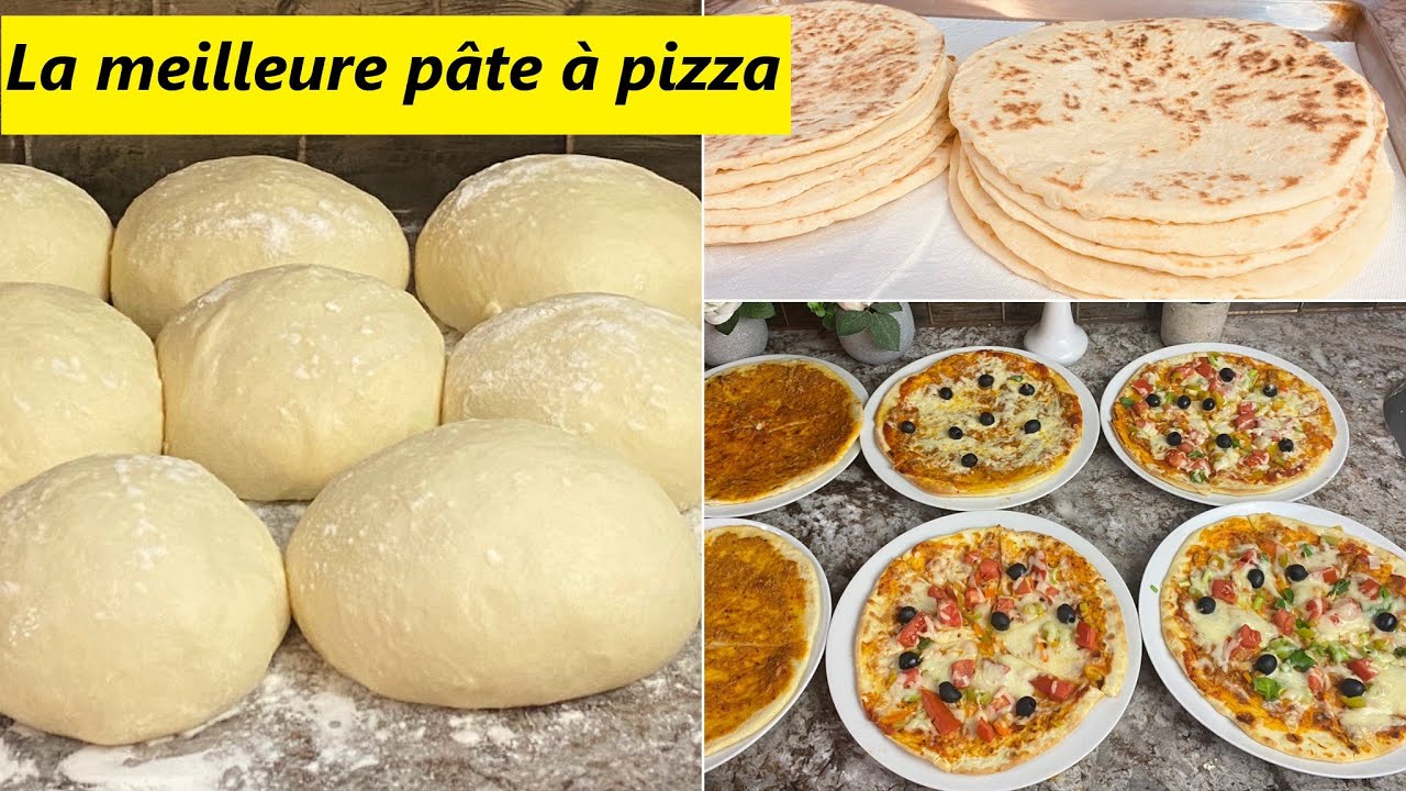 La meilleure Pâte à pizza//DZ//أفضل عجينة بيزا صنع منزلي حضريها بكمية كبيرة‼ للطلبيات و كل المناسبات
