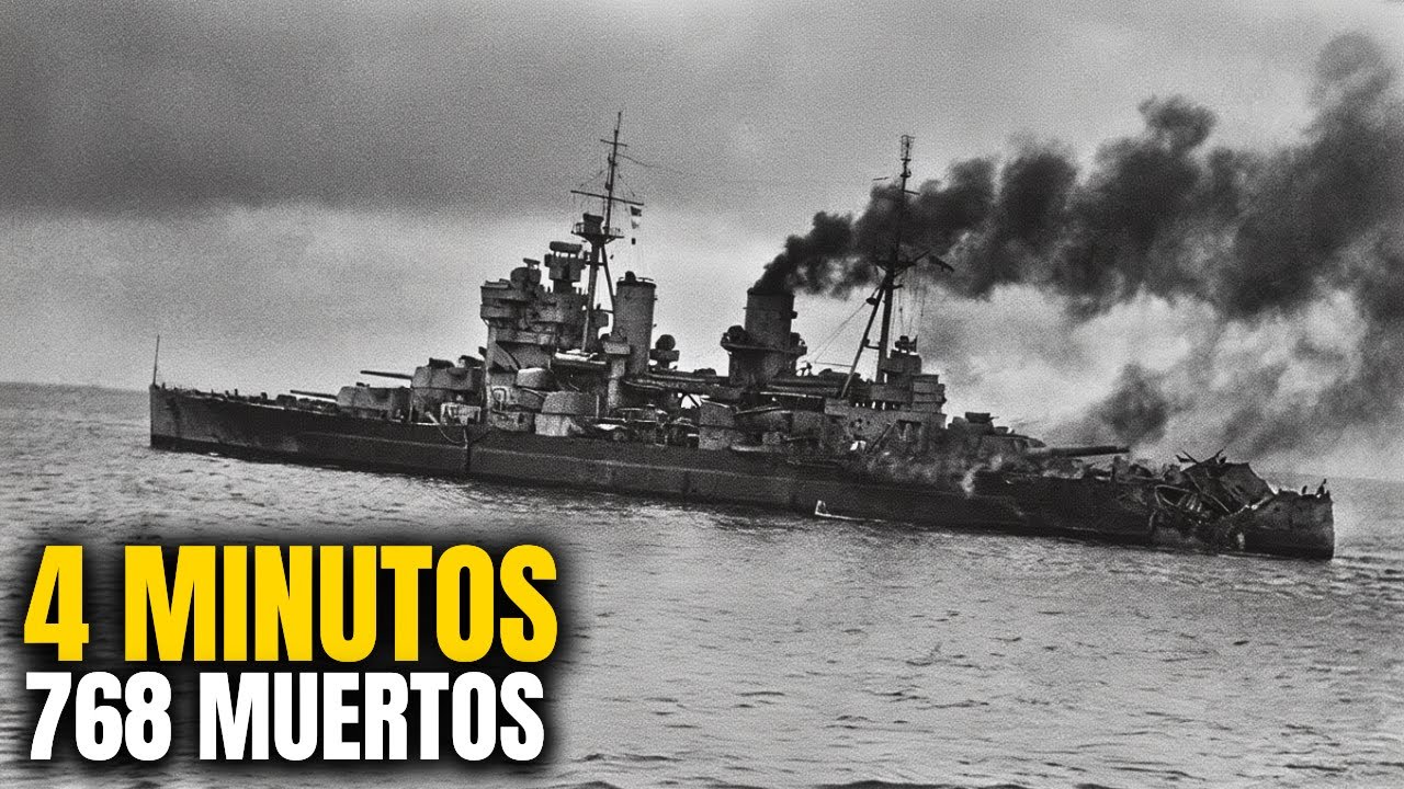 12:13 PM — El Momento En Que El Acorazado Mutsu Explotó, Matando A 768 Hombres