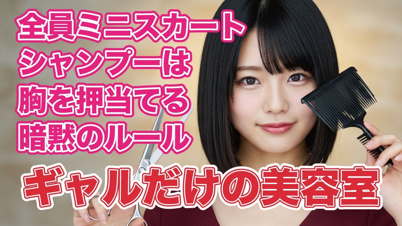 『女性朗読』男性客殺到・ギャルだけが働く美容室──ミニスカートと香水の誘惑