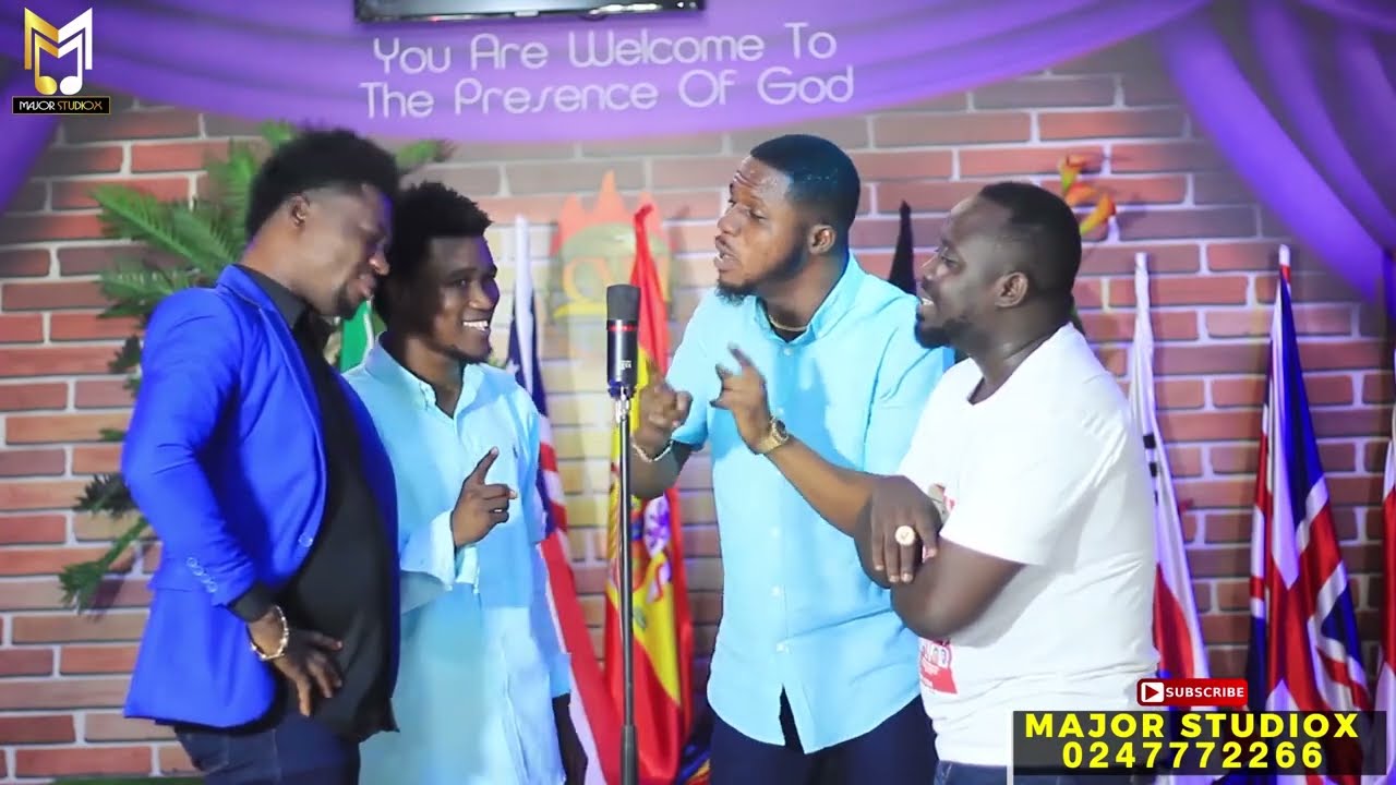 kayafa,Sammy BASSEY,Oracle,Mp nation Adomba Fausty n Eric at Major studios in worship n Appellation