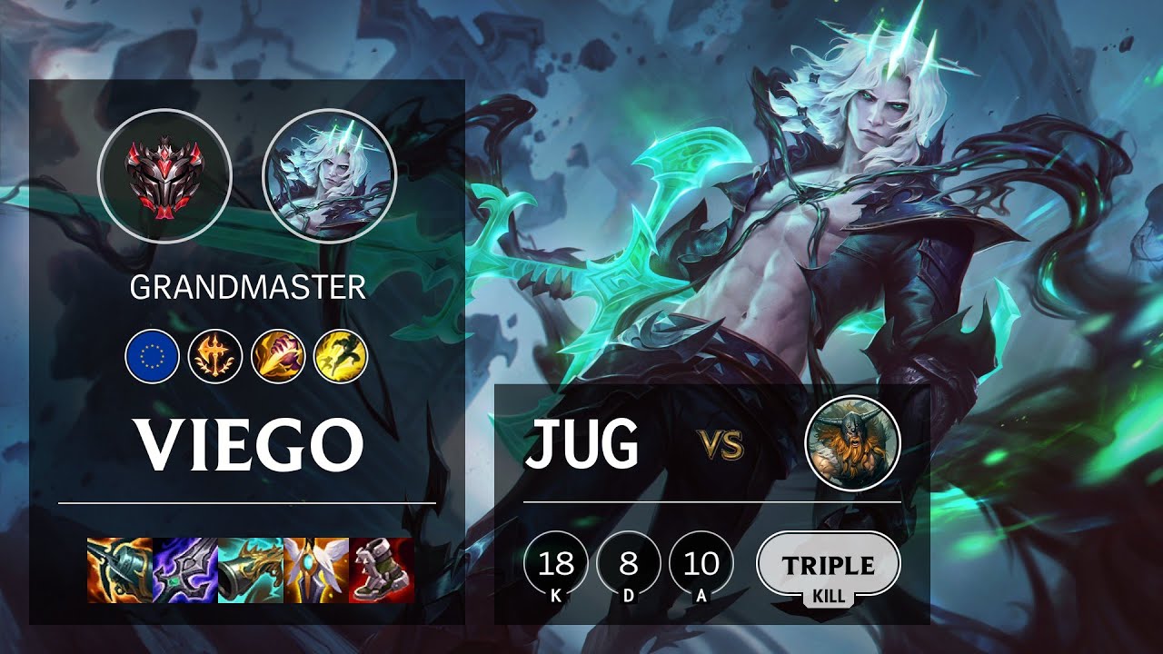 Viego Jungle vs Olaf - EUW Grandmaster Patch 11.3