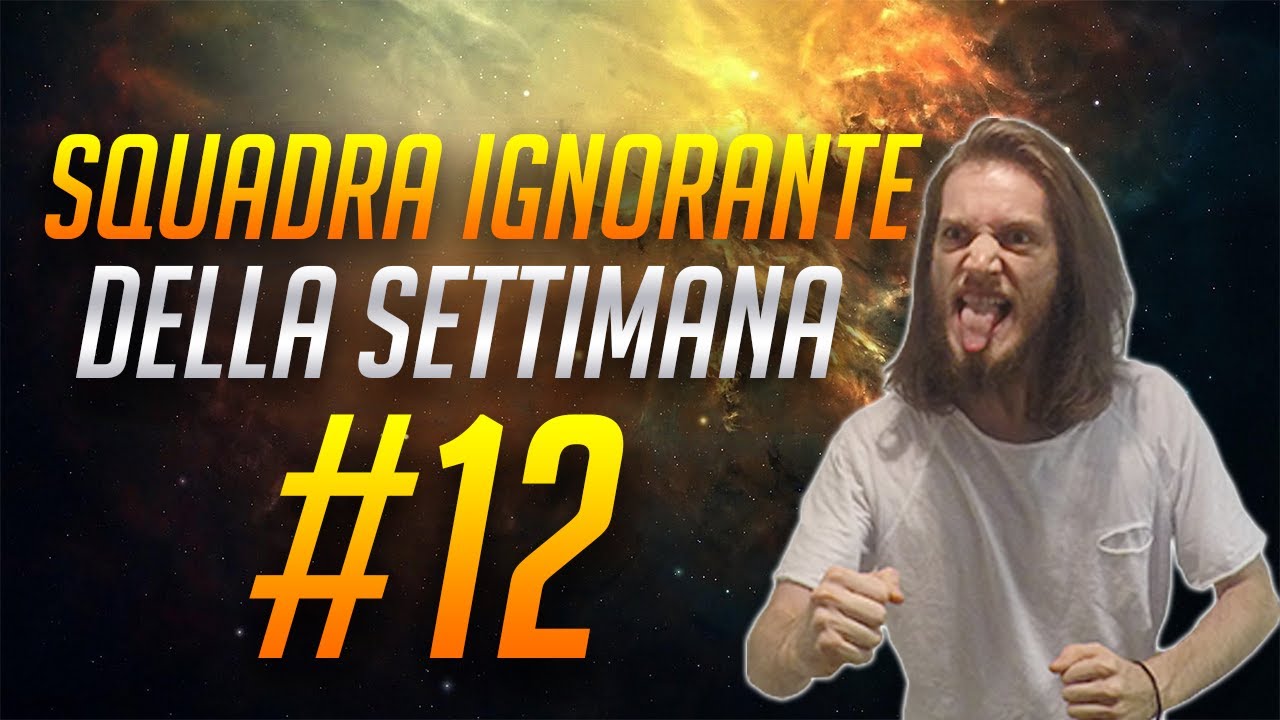SQUADRA IGNORANTE DELLA SETTIMANA 12: BRUUUNOOO