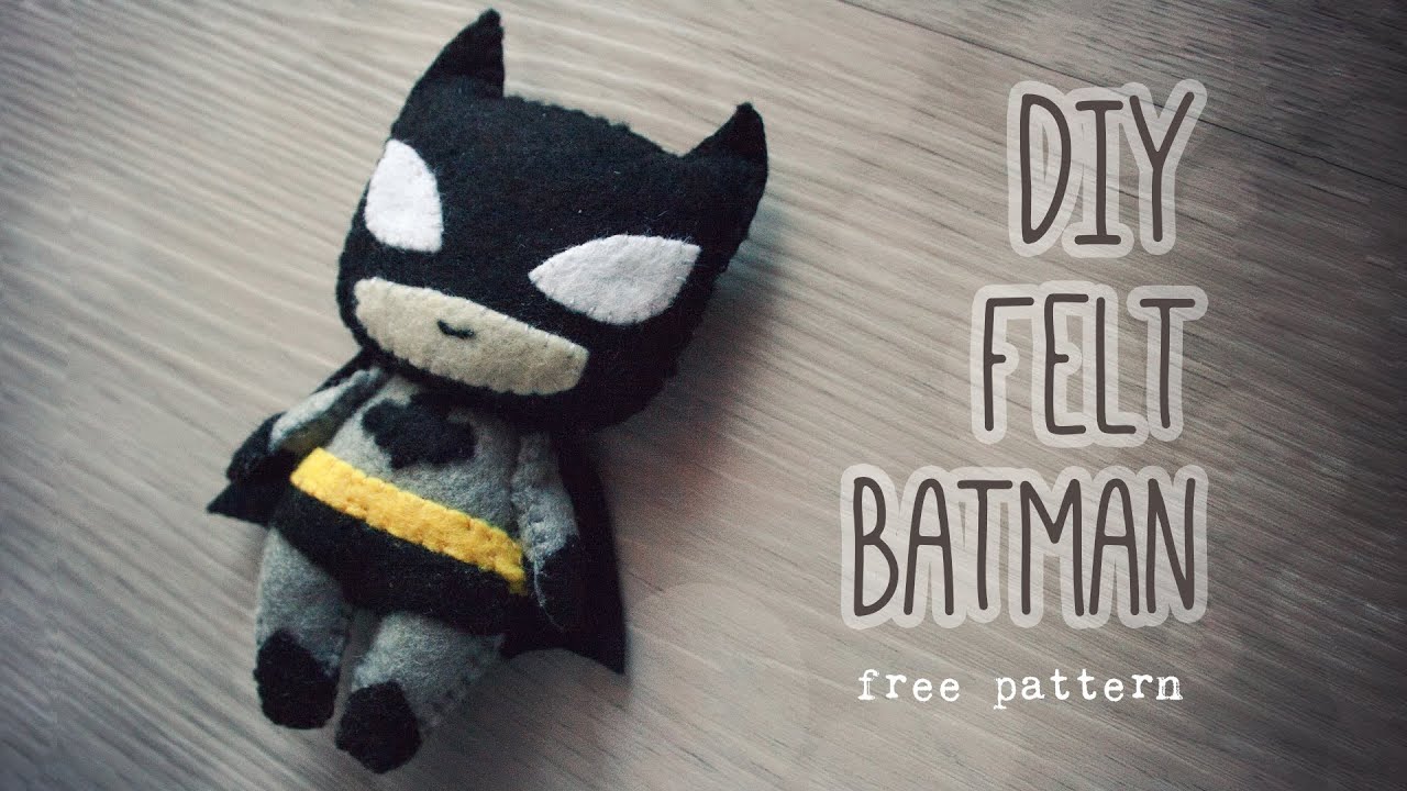 DIY Felt Batman (sewing tutorial)
