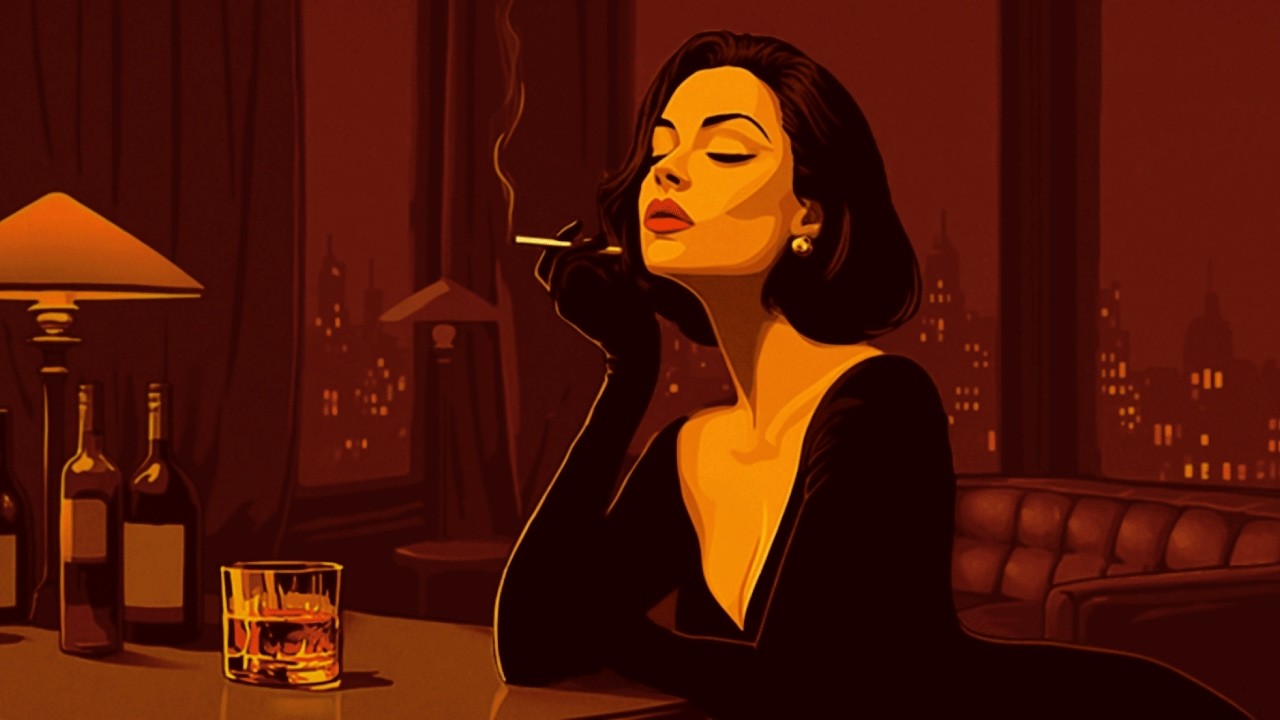 amber whispers & solitary nights – 1940s JAZZ