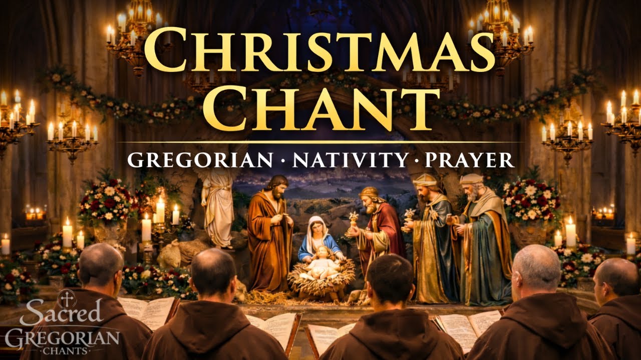 Christmas Gregorian Chant Playlist | Latin Catholic Hymns for Nativity, Prayer & Peace 432Hz✝️