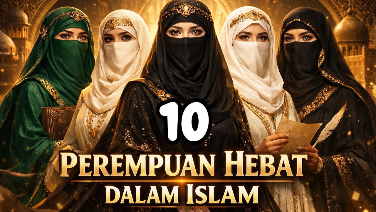 10 PEREMPUAN HEBAT DALAM ISLAM CONTOH BAGI MUSLIMAH ZAMAN SEKARANG #muslimah #kisahnabi #viral 