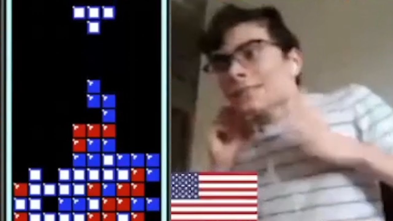 A Cockroach Disrupts HydrantDude's Tetris Match