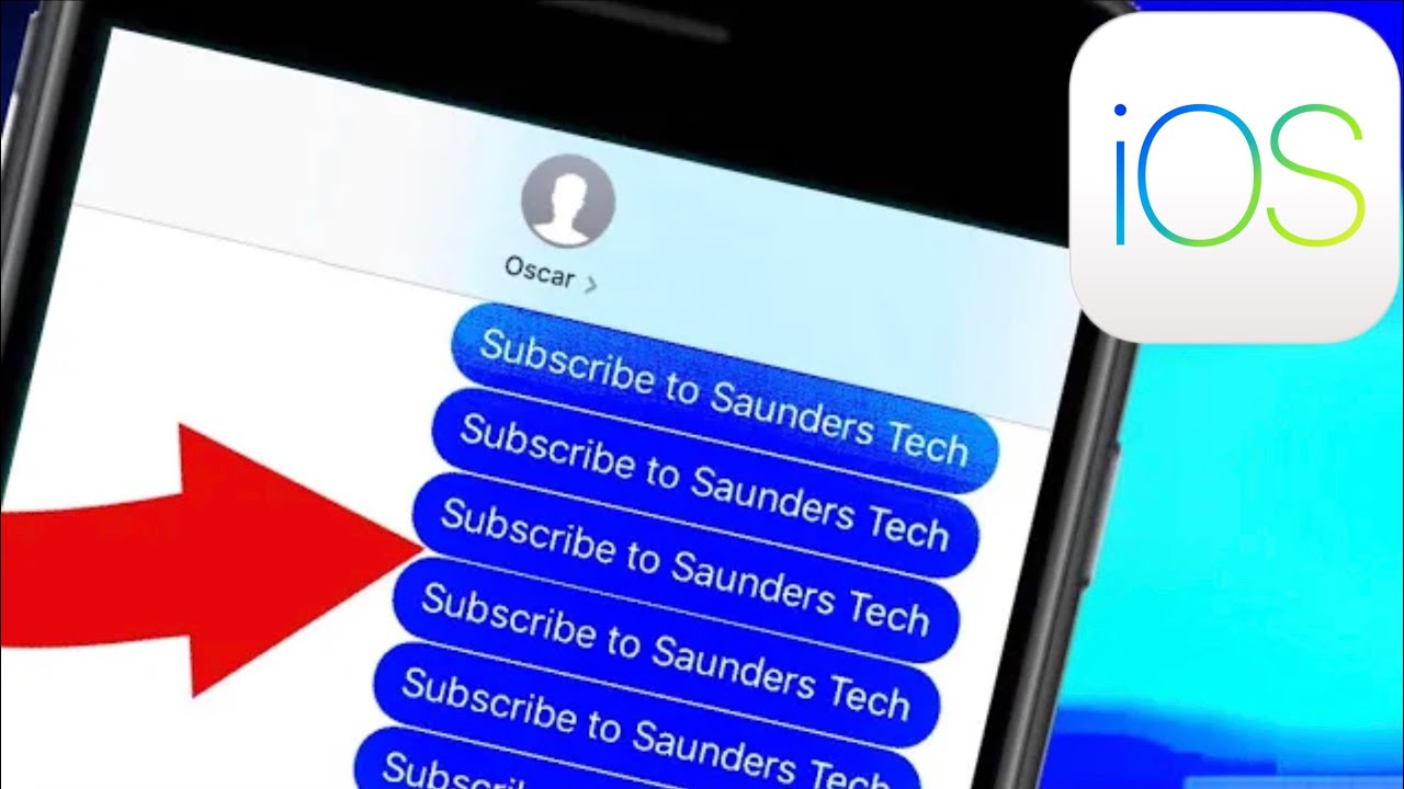 How To SPAM MESSAGES On iPhone ALL iOS: 100 Messages A SECOND No Jailbreak!