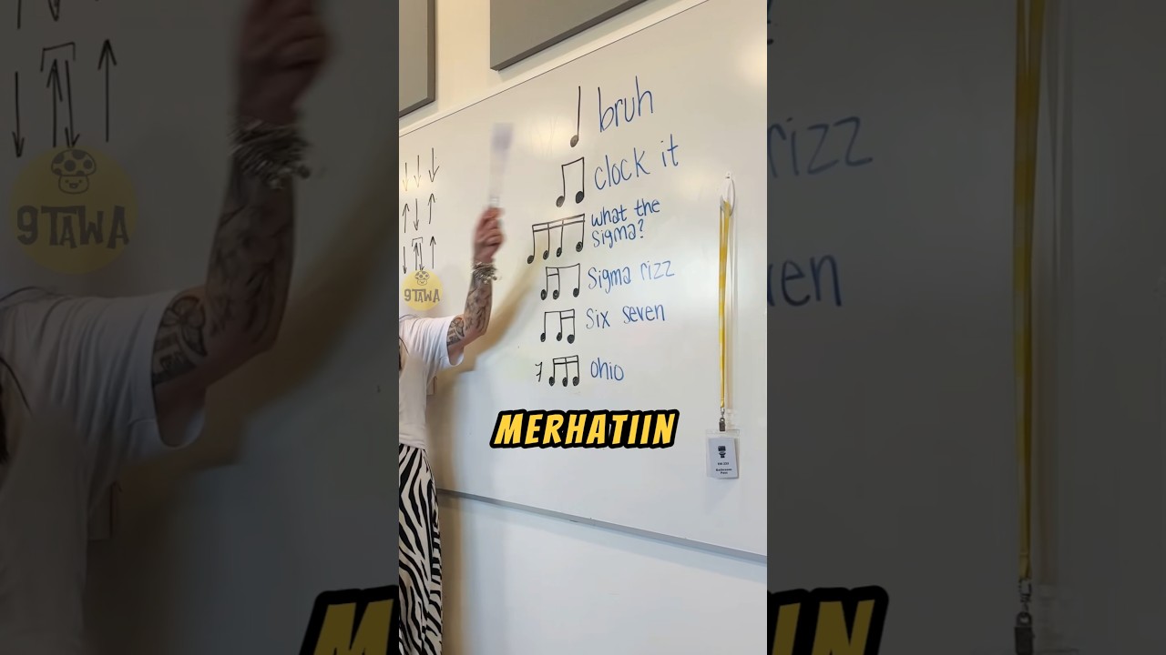 GURU Musik Ini Pake JURUS Keren Buat Ngajarin Muridnya❗😮#musik #belajar #videoshort