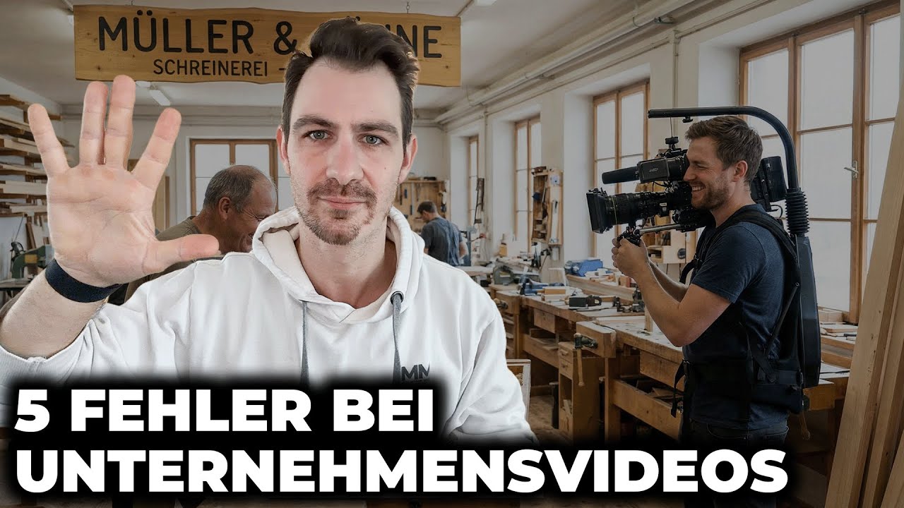 Die 5 größten Fehler bei Unternehmensvideos