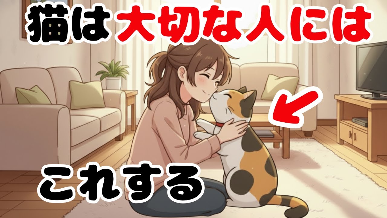 猫が大切な人にだけにする行動５選【猫雑学】