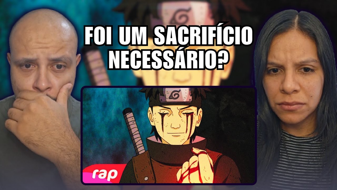 CASAL REACT: Rap do Shisui (Naruto) - MEU SACRIFÍCIO | NERD HITS