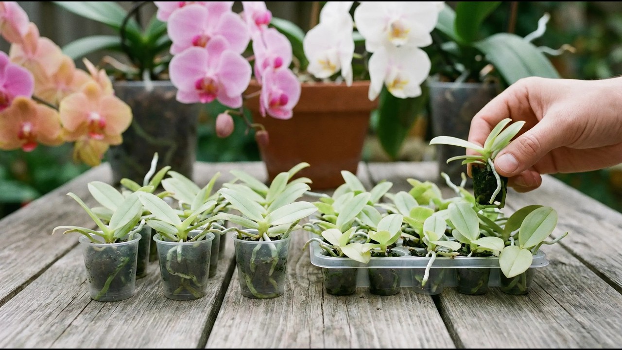 Sharing a simple and easy orchid propagation method for beginners.
