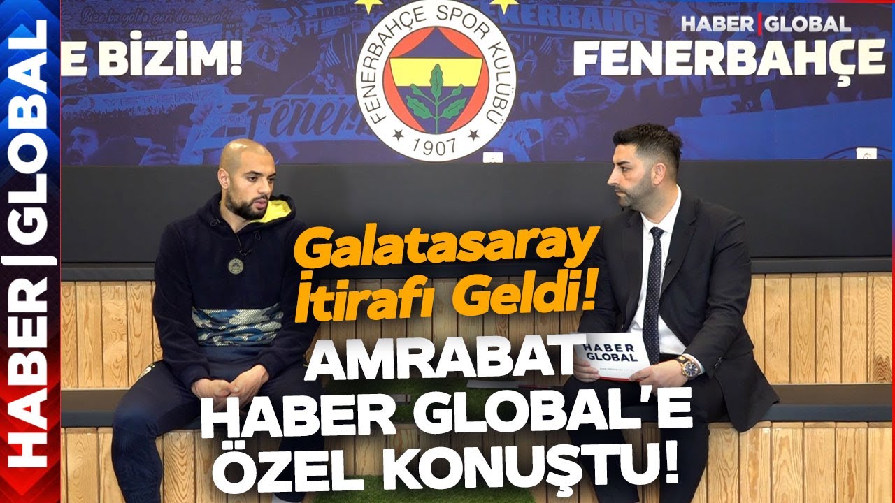 Fenerbahçe'nin Yıldız Oyuncusu Sofyan Amrabat Haber Global'e Konuştu! VAR'a İsyan Etti!