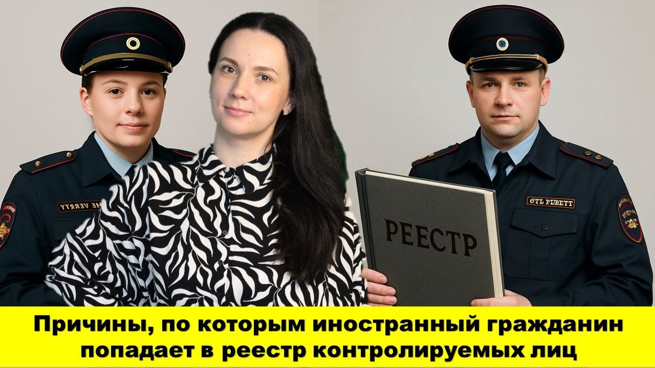 Причины, по которым иностранный гражданин попадает в реестр контролируемых лиц