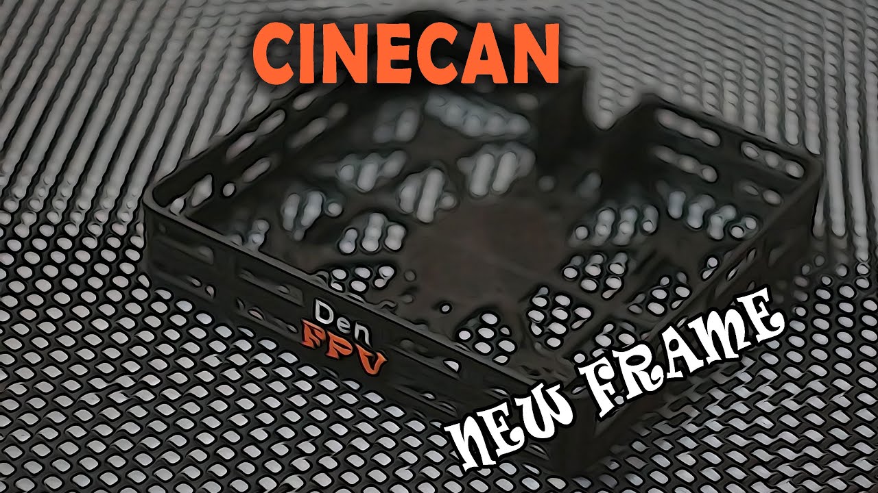 Рама для квадрокоптера на 3D принтере. Eachine Cinecan 4K, теперь он CineQwad 4k.
