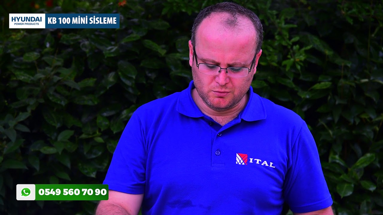ITAL MAKİNA - HYUNDAİ KB-100 MİNİ SİSLEME MAKİNASI