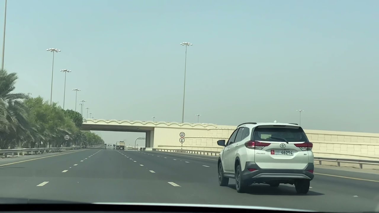 DRIVING TO ABU DHABI AIRPORT FROM AL AIN UAE