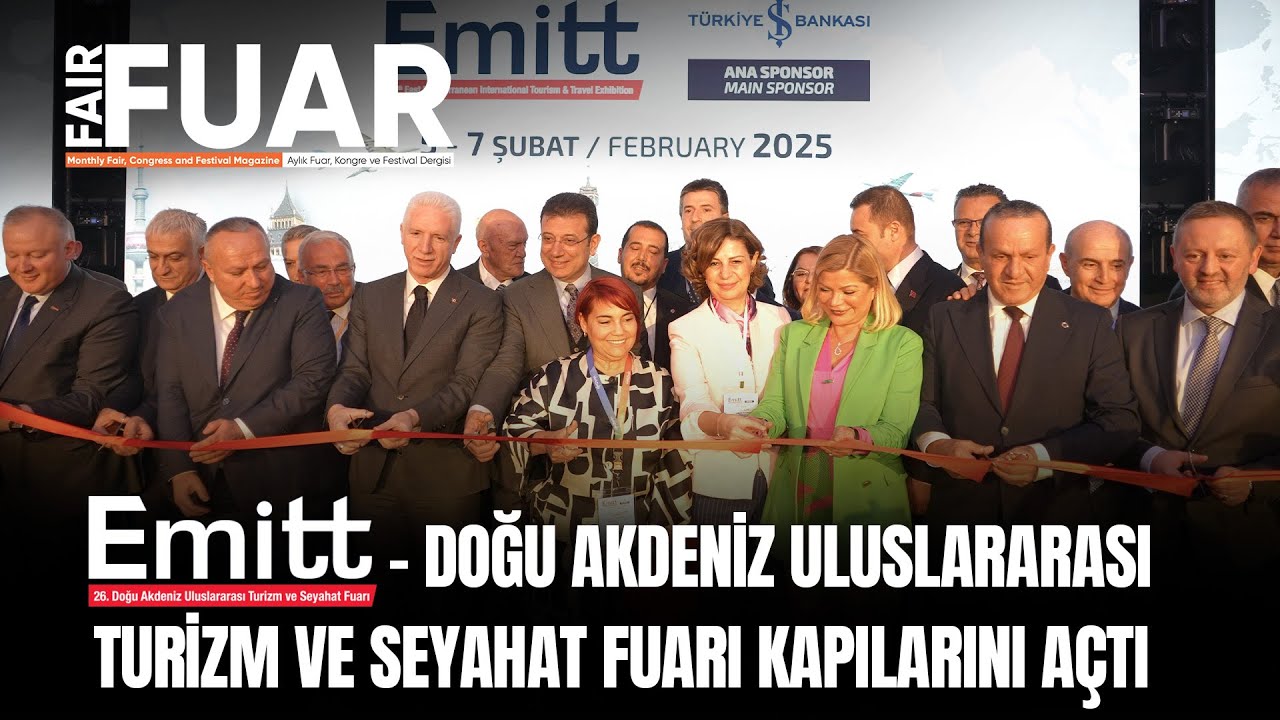 EMITT &ndash; Doğu Akdeniz Uluslararası Turizm ve Seyahat Fuarı kapılarını a&ccedil;tı! #EMITT #turizmfuarı
