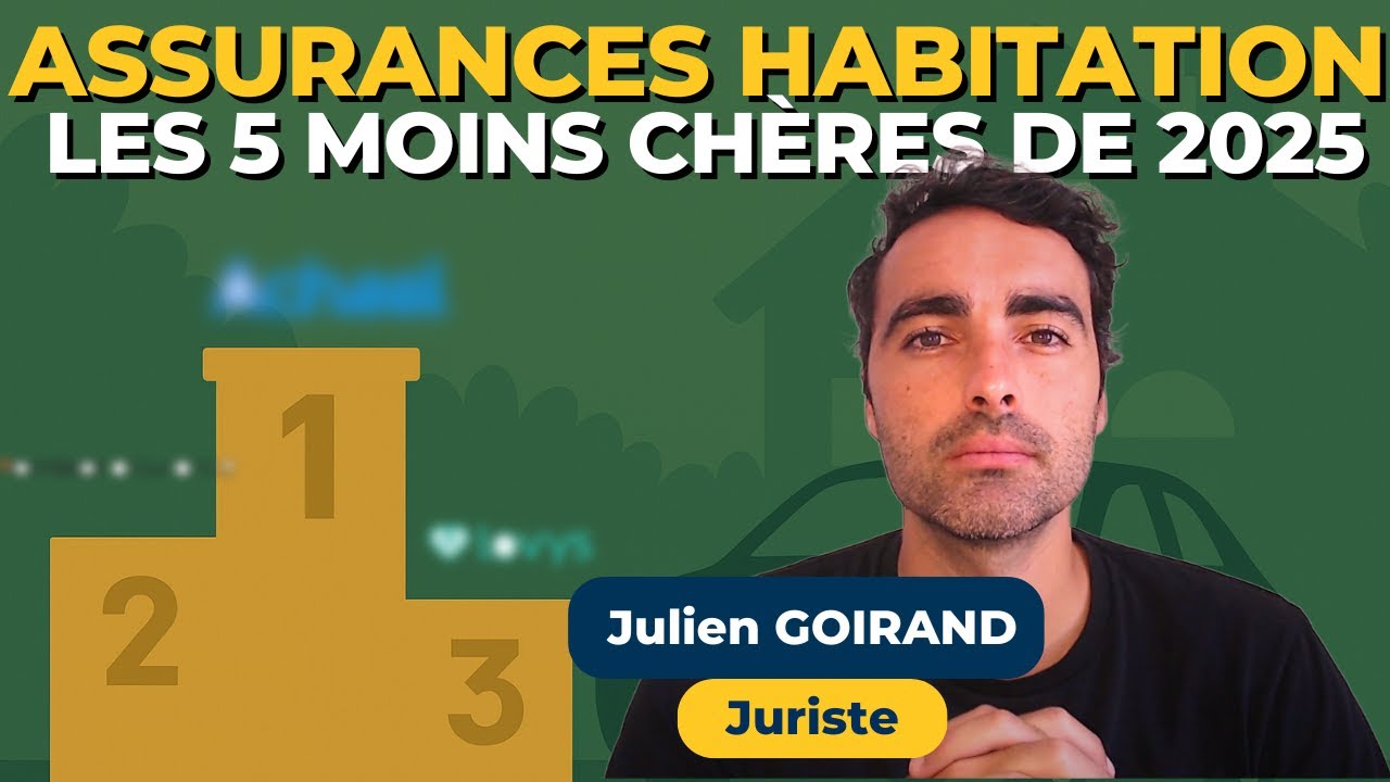 Assurance habitation la moins chère de 2025 ? Top 5 des meilleures offres (comparatif)
