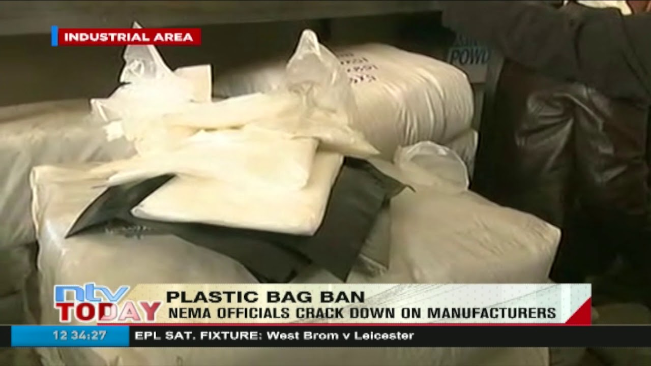 NEMA officials find plastic bags stored in Industrial Area company during crackdown