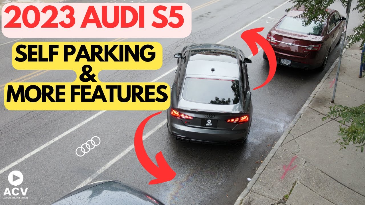 Audi S5 2023 года — самостоятельная парковка, проекционный дисплей (HUD), видео MMI и другие функции