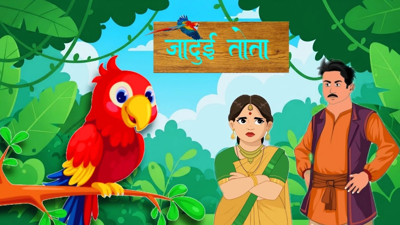 “जादुई तोते ki kahani ( Magical Parrot 🦜)