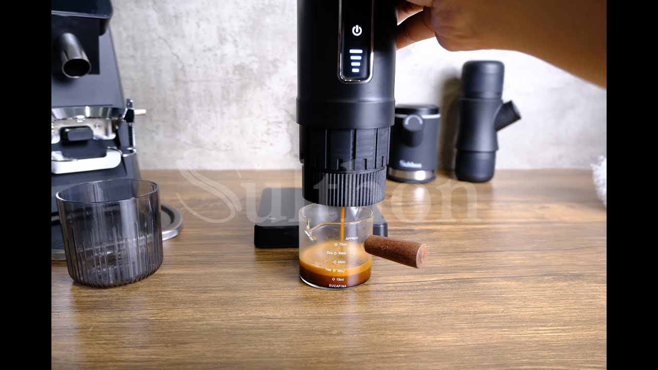 Sulthon SE301 Portable Espresso Maker dengan Pemanas &mdash; Untuk Bubuk / Kapsul / Dolce Gusto