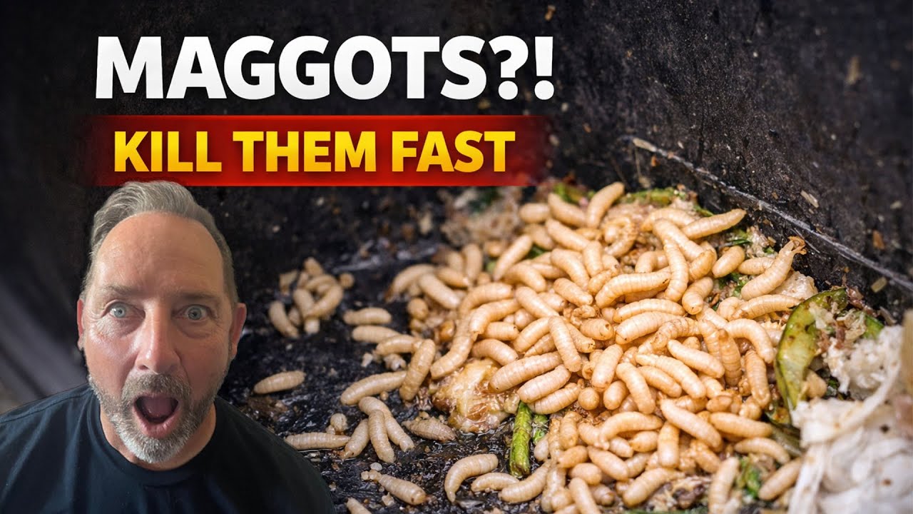 How to Get Rid of Maggots FAST (And Stop Them From Coming Back)