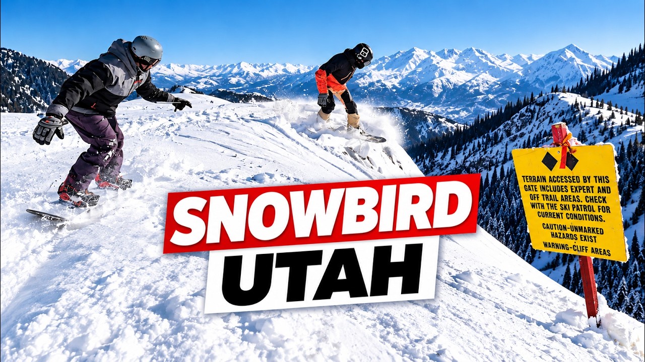Local Snowboarder Takes Me Down The Steepest Mountain