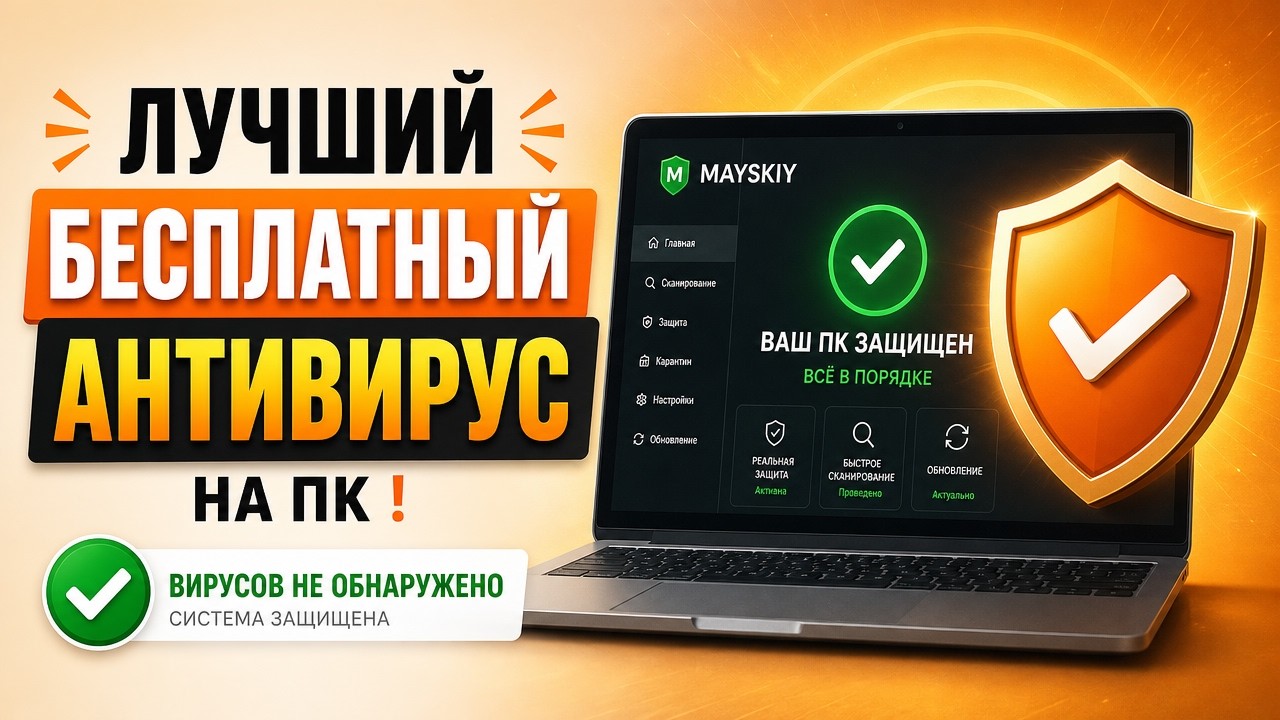 ЛУЧШИЙ БЕСПЛАТНЫЙ АНТИВИРУС НА ПК ! - Поймали Вирус ? НЕ ПРОБЛЕМА! СКАЧАТЬ АНТИВИРУС НА КОМПЬЮТЕР!