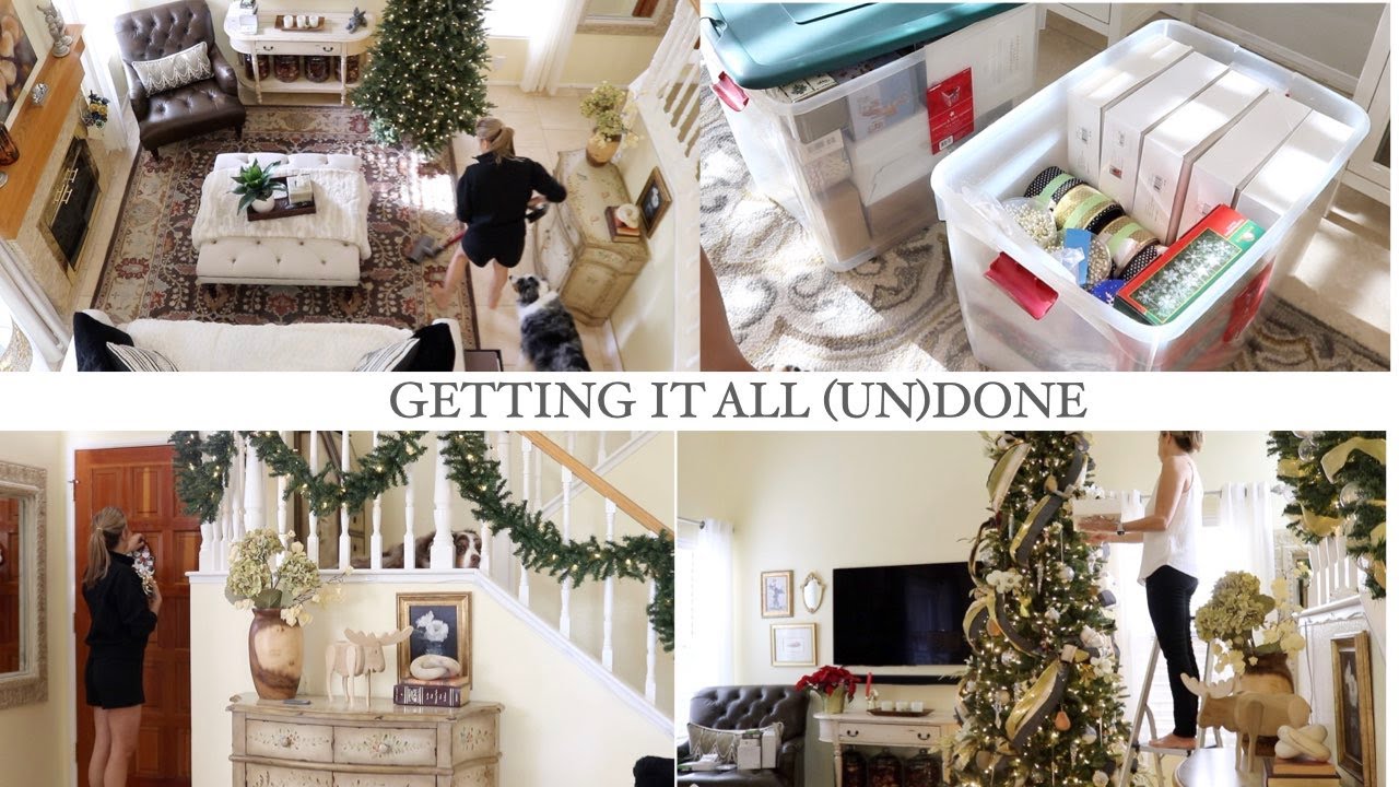 CLEANING MOTIVATION |  UN-DECORATE | ORGANIZE