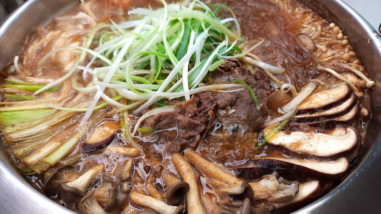 고기에 미리 양념하지마세요! 붓기만 하면! 국물에 밥 싹싹 비벼먹는 대박집 뚝배기불고기 완성🥇 황금비율양념육수 알려드려요. 국물불고기/당면불고기