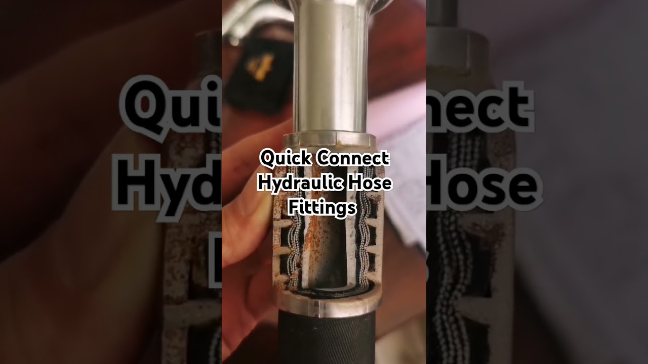 Quick Connect Hydraulic Hose Fittings #hydraulicfittings #quicktips #hydraulichose #automobile #hose