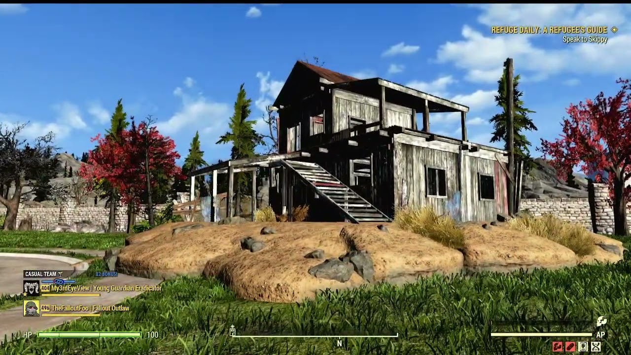 How big is the abandoned gold mine ? I got you ! #abandoned #gold #mine #fallout76 #fallout #shorts 