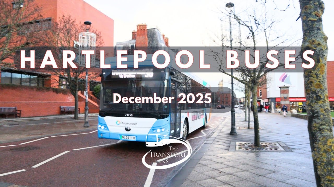 Hartlepool Buses December 2025 - Stagecoach, Arriva, M&D